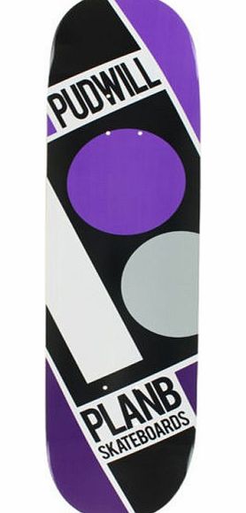 Plan B Pudwill Slanted Skateboard Deck - 8 inch