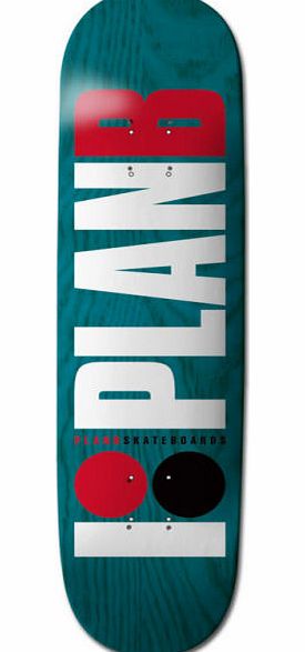 Plan B Team OG Cyan Skateboard Deck - 7.625 inch