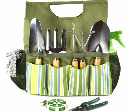 Plant Theatre Essential Garden Tool Bag - Includes Tools - Gift for the Gardener