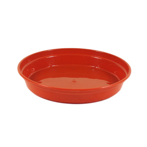 Glossy Saucer Terracotta 24cm