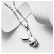 Playboy Bunny Pendant with Crystal Eye