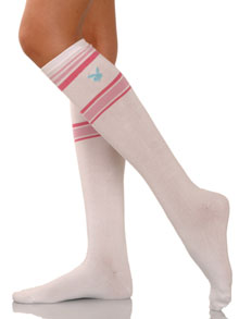 Playboy College Honey Stripe Socks