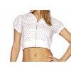 COOL, PLAYBOY CROPPED MULTI BUNNY HOODED TOP