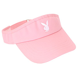 Playboy Cotton Visor with bunny logo