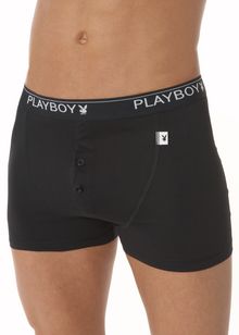 Essentials cotton modal 2 button boxer