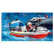 Fire Boat & Trailer