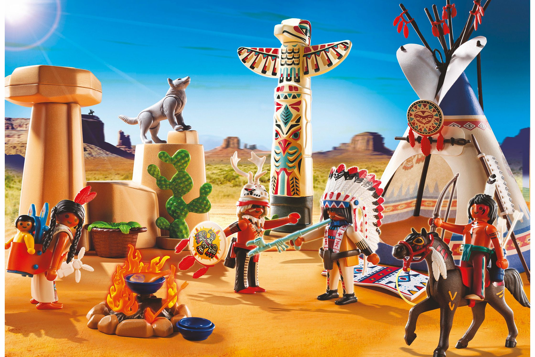 Native American Village 5247