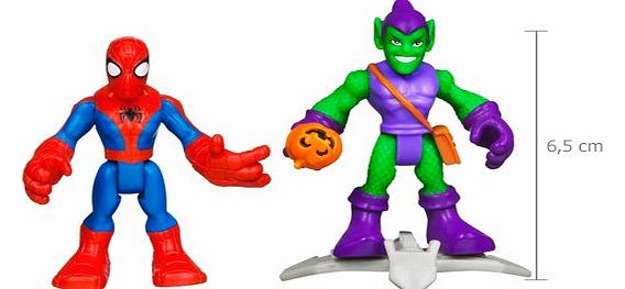 Playskool Super Hero Adventures Spider-Man and Rhino Double Pack