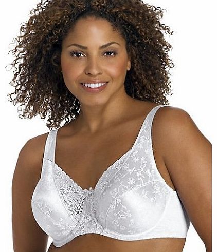 Secrets Floral Signatures Bra (Underwire), White, 44D