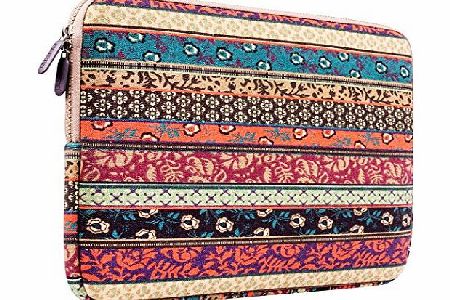 Plemo  Bohemian Style Canvas Fabric 13-13.3 Inch Laptop / Notebook Computer / MacBook / MacBook Pro / MacB