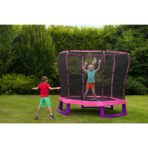 Plum 7 Foot Junior Jumper Trampoline - Pink and