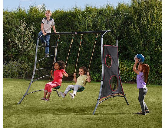 Plum Eris Metal Swing Set