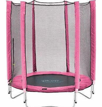 Junior Trampoline and Enclosure ? Pink