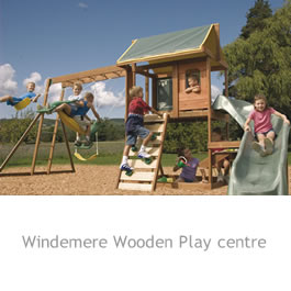 plum Windemere Wooden Climbing Frame