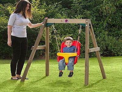 Wooden Baby Swing Set