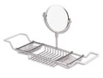 Plumbworld De-luxe Bath Rack With Mirror