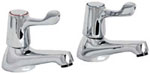 Plumbworld Lever Action Basin Taps