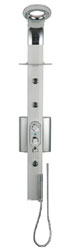 Plumbworld PLUS Thermostatic Aluminium Shower Panel