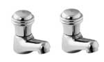 Plumbworld Senate Basin Taps Chrome