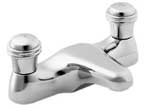 Plumbworld Senate Bath Filler Tap Chrome