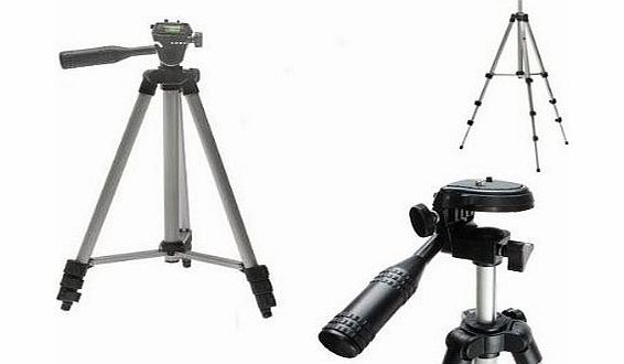 Pluvios Lightweight Digital Camera Tripod   Tripod Carry Bag for Panasonic Lumix FH, FP, FS, FT, FX, L, S, SZ, TZ, 3D Series inc DMC-SZ3EB-K, SZ8EB, TZ30, TZ35, TZ40, TZ55, TZ60, F5 - 2 Year Warranty