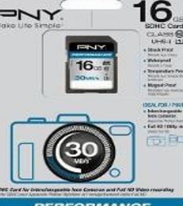 Pny Memory Card - SDHC - 16GB - Class 10