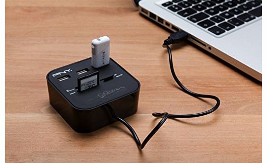 Multi Slot USB Hub and Memory Card Reader