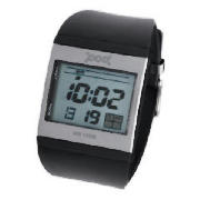 Square Digital Resin Strap Watch