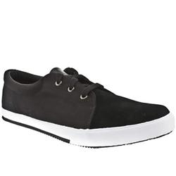 Male Mfundo Fabric Upper Fashion Trainers in Black, Grey