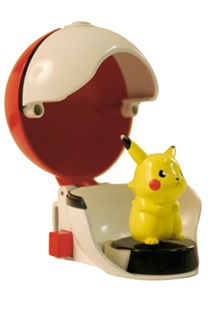 POKEMON pokeball with curling figure