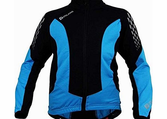 Polaris Fang Long Sleeved Cycling Jersey Kids - Cyan/Black, XL