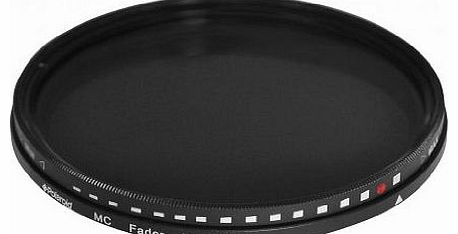 Polaroid Optics 52mm HD Multi-Coated Variable Range ND2-ND2000 Neutral Density (ND) Fader Filter