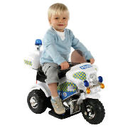 Police 6v Battery Operated Motorbike