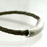 POLICE Dark Brown Close Bracelet