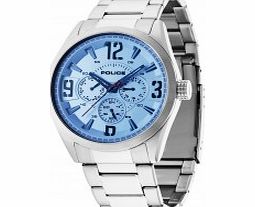 Police Mens Atlanta Silver Steel Bracelet Watch