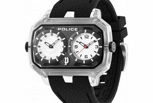 Police Mens Hydra Black Silver Watch