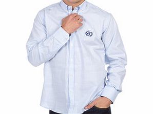 Light blue pure cotton Oxford shirt