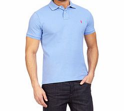 Blue Mist mini logo polo shirt