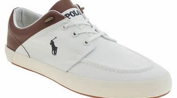 mens polo ralph lauren white jarred shoes