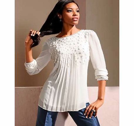 Pomodoro Singh Madan Pleated Blouse