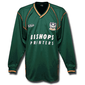 01-02 Portsmouth Away Goalkeeper shirt