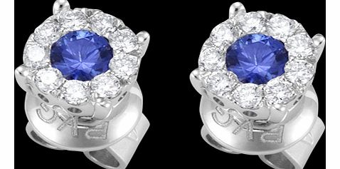 Artemide Sapphire and Diamond Stud