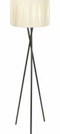 Acasia Fabric & Metal Foot Switch Floor Lamp 50292