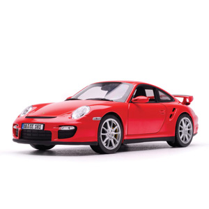 Porsche 911 GT2 2007- red 1:18