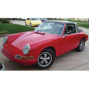 porsche 911S 1968 - Red 1:18