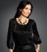 Portfolio Embossed Animal Print Blouse