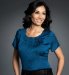 Portfolio Satin Round Neck Pleated Blouse
