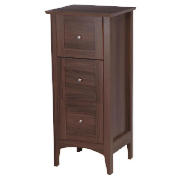 Dark Wood 3-Drawer Unit