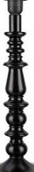 Portland Black Gloss Table Lamp Base