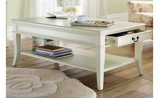 Cream Birch Wooden Coffee Table